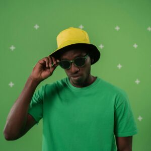 Green shirt